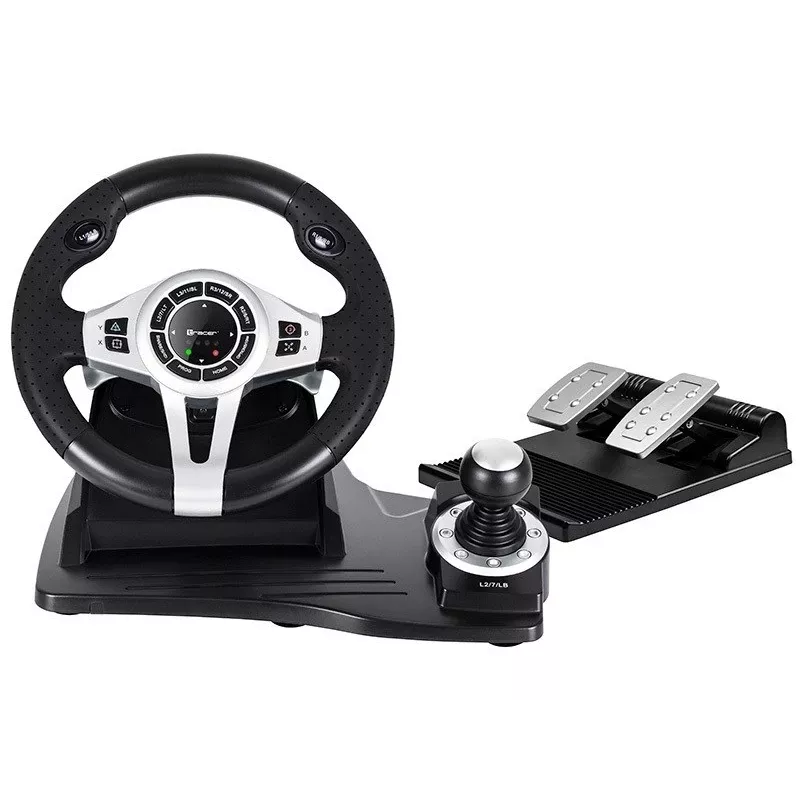 Kontroler Tracer TRAJOY46524 Czarna Kierownica + Pedały PlayStation 4, PlayStation 3