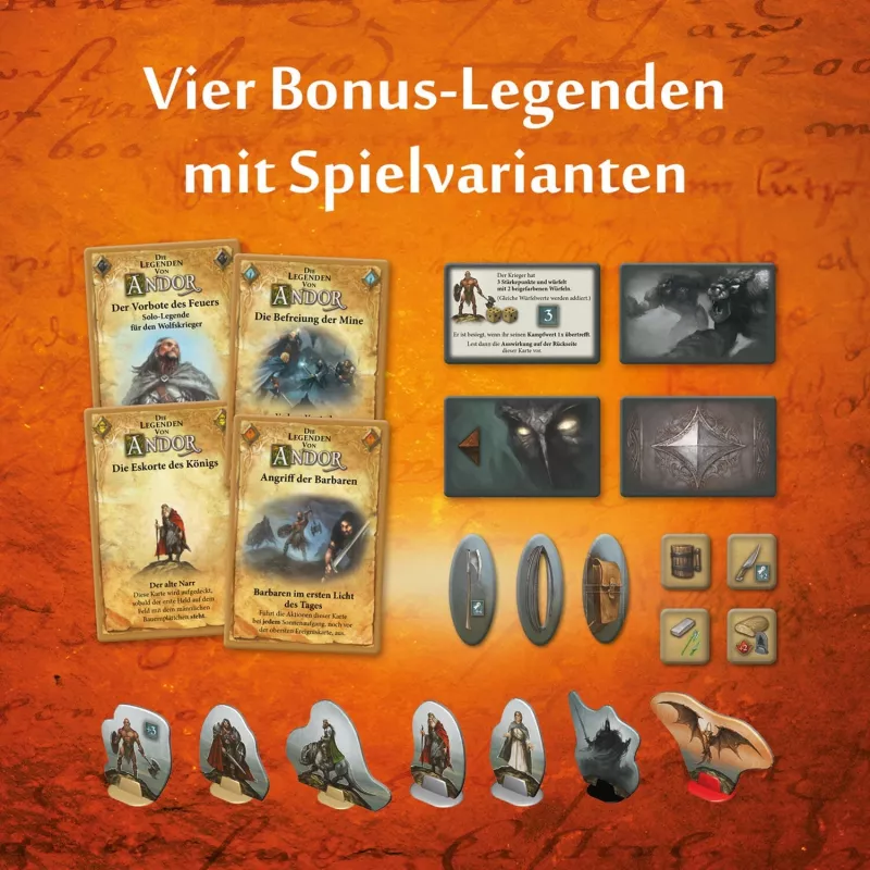 Die Legenden of Andor - Die Bonus-Box, rozszerzenie gry planszowej