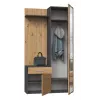 Szafka przedpokojowa Top e shop GARD DUO ANT/ART KPL — 2 drzwi uchylne, płyta wiórowa, 1000×350×1800 mm