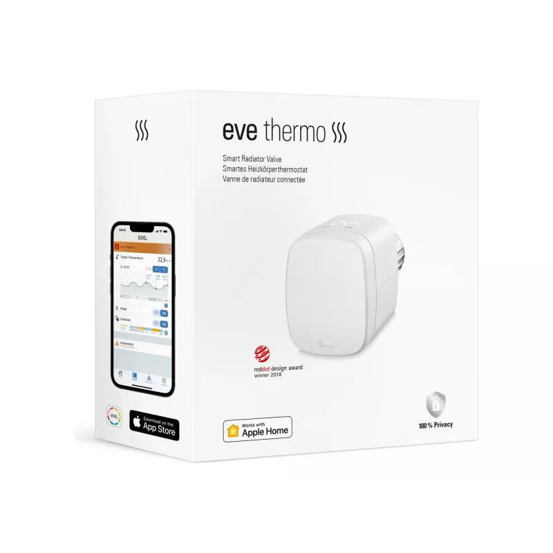 EVE Thermo - Zawór grzejnikowy z łącznością dla Apple HomeKit