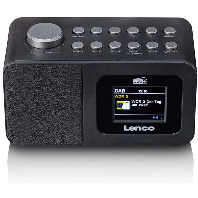 Radio stołowe Lenco CR-625BK — Odbiornik FM/AM z Bluetooth, czarny