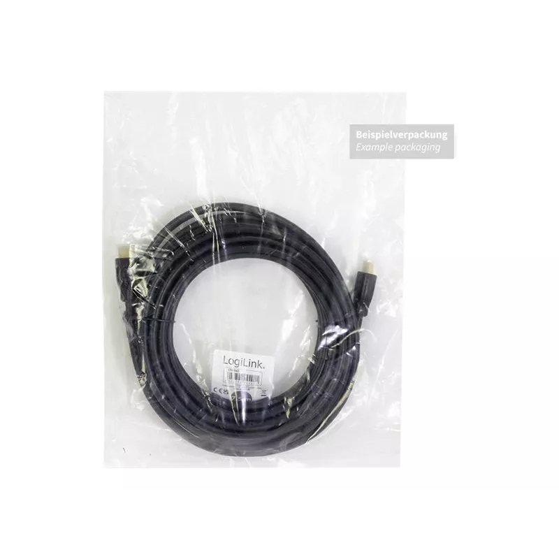 LogiLink Przewód HDMI HDMI-A wtyk, HDMI-A wtyk 3,00 m czarny CH0038 Kabel HDMI 4K UHD