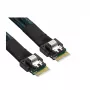 Supermicro Breakout Cable CBL-MCIO-1275S4Y MCIO x8 (STR) na 2x SlimSAS x4 (STR) SFF8654 75/75cm (CBL-MCIO-1275S4Y)