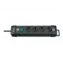 Brennenstuhl Premium-Line listwa zasilająca 4-gniazdowa czarna, 1,8 m Premium-Line Power Strip 4-gniazdowa czarna 1,8 m H05VV-F 3G1,5 (1951140100)
