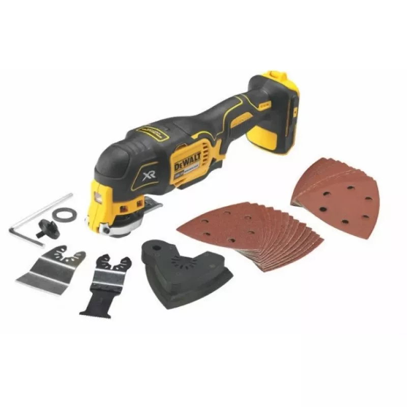 Szlifierka DeWALT DCS355N 18V bezprzewodowe narzędzie wielofunkcyjne, szerokość 31 cm, 20 000 OPM, 1,06 kg