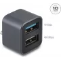 DELOCK Mini Hub USB Typu-C do 1x USB 10 Gb/s Typ-A i 1x USB 2.0 Typ-A (model 64359)