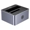 Stacja dokująca Unitek 51642 dla dysków SATA 2,5 cala/3,5 cala, USB-C 10 Gb/s, 2 kieszenie, aluminium