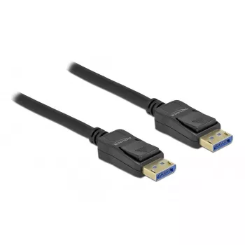 Delock - Kabel DisplayPort - DisplayPort (M) na DisplayPort (M) - DisplayPort 2.0 - 3,0 m - Obsługuje 10K 60 Hz (10 240 x 4320) - Czarny (80263)