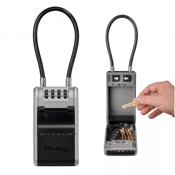 MASTERLOCK Skrzynka na klucze 5482EURD z odłączanym uchwytem, odporna na warunki atmosferyczne