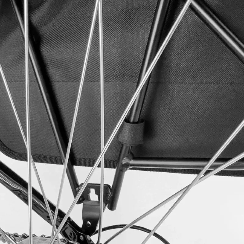 Sakwa rowerowa Wozinsky podwójna torba bagażnikowa 28 l czarny WBB34BK