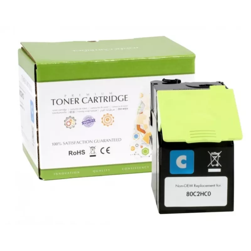 Kompatybilny Static-Control Lexmark 802HC (80C2HC0), cyjan, 3000 str.