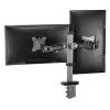 Wbudowany uchwyt na dwa monitory Deluxe Ergo Office, 17-32 cali, maks. 9 kg, ER-449