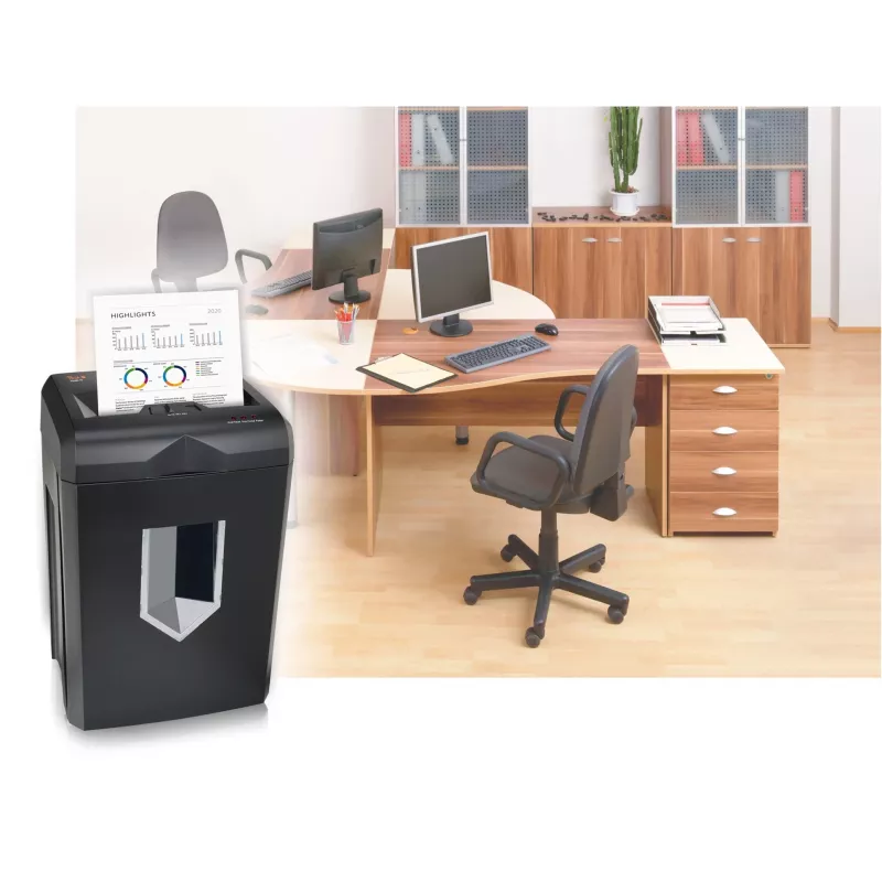 Niszczarka do papieru Peach PS500-70 Ścinanie krzyżowe 58 dB Czarny