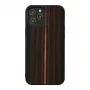 Etui na telefon Man and Wood dla iPhone 12 Pro Max — czarne hebanowe, ochronna twarda skorupa