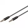 Wentronic Goobay kabel połączeniowy jack 3,5 mm, 1 m - wtyk jack 3,5 mm (3-stykowe, stereo) > wtyk jack 3,5 mm (3-stykowe, stereo) (69117)