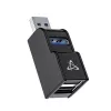 Hub USB SBOX H-606 — 3-portowy USB-A (1x USB 3.0, 2x USB 2.0)
