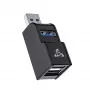 Hub USB SBOX H-606 — 3-portowy USB-A (1x USB 3.0, 2x USB 2.0)