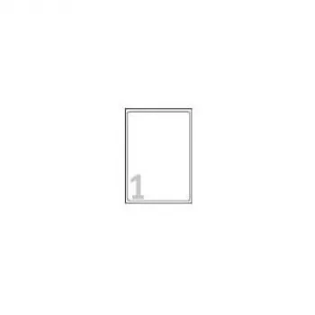 Avery - przezroczyste - A4 (210 x 297 mm) 25 etykiet (25 arkuszy x 1) przezroczyste etykiety adresowe