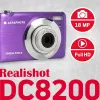 Agfa Photo DC8200 Fioletowy + Etui + Karta SD 16GB