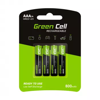 Akumulatory zielony Cell GR04 AAA NiMH 1.2 V 800 mAh 4 szt.