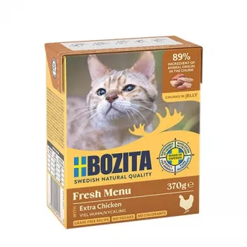 Mokra karma dla kota BOZITA Moist Food 4917 — kurczak, 370 g, dla kotów dorosłych, hipoalergiczna