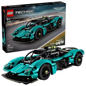 Zestaw konstrukcyjny LEGO Technic Aston Martin Valkyrie w skali 1:8, 707 elementów, zalecany wiek 9+