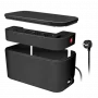 Listwa zasilająca LogiLink LPS282U 4 gniazda bezpieczne 2 USB-A 1 USB-C czarna