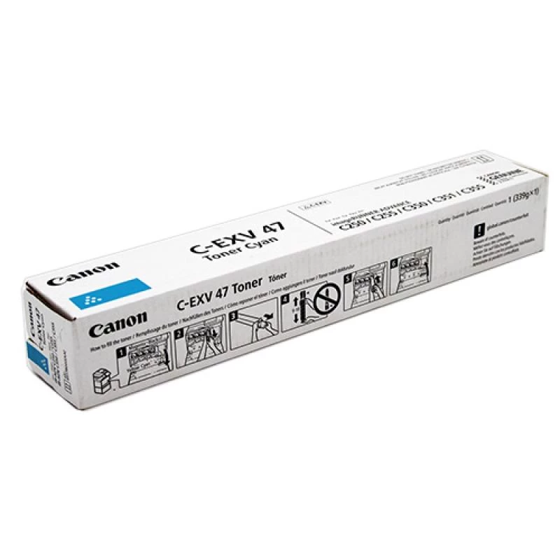 Canon C-EXV 47 kaseta z tonerem 1 szt. Oryginalny cyjan