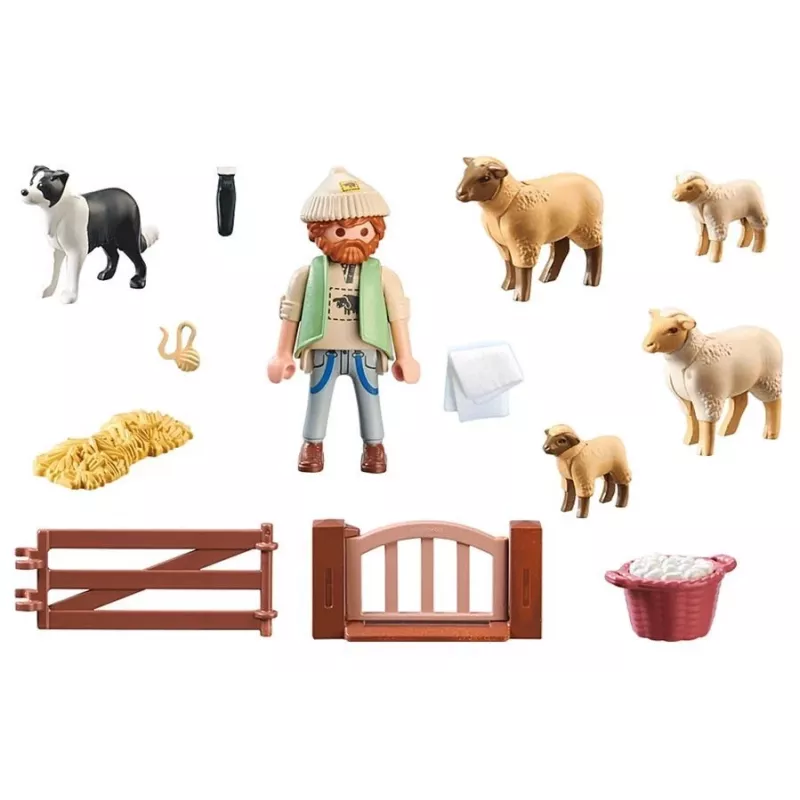 Symulacyjna gra pasterska z owcami Playmobil