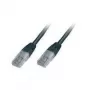 Wentronic Goobay CAT 5e kabel krosowy, U/UTP, czarny, 0,5 m - mieszanka miedzi CCA (68643)