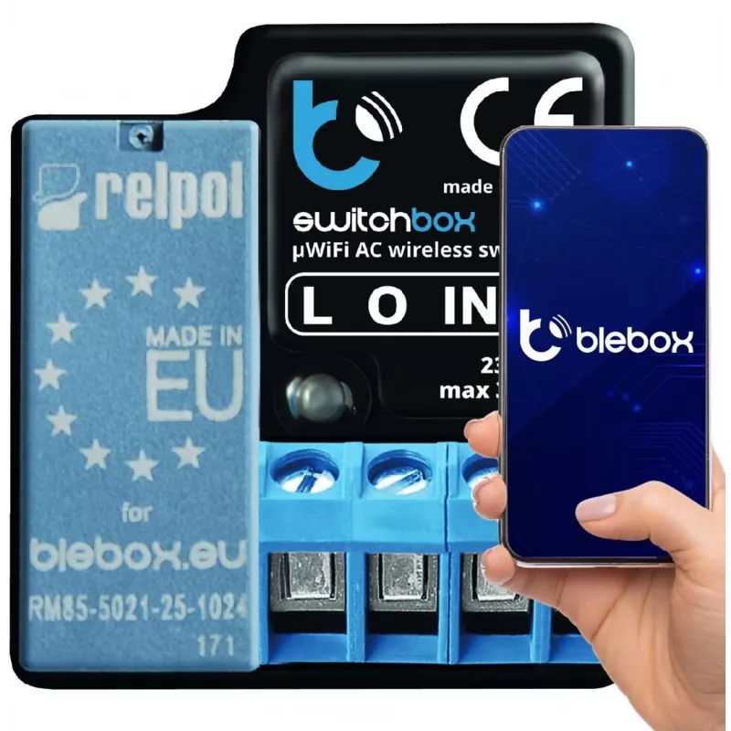 SwitchBox Wireless blebox SwitchBox Czarny