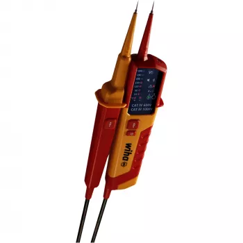 Tester napięcia i ciągłości Wiha 45216 12–1000 V AC, ręczny tester napięcia AC i ciągłości