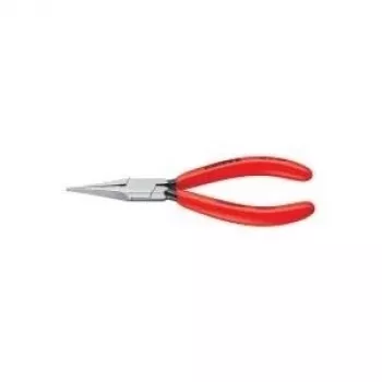 Knipex szczypce nastawne dł. 135 mm proste płaskie, wąska osłona z krowiej skóry