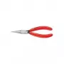 Knipex szczypce nastawne dł. 135 mm proste płaskie, wąska osłona z krowiej skóry
