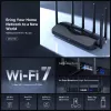 Router biurkowy MERCUSYS MR47BE — Trójpasmowe Wi‑Fi 7 (2.4/5/6 GHz), 9300 Mbps, 3× RJ‑45, 2.5GbE, 6 zewnętrznych anten