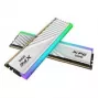 Pamięć RAM ADATA XPG Lancer Blade DDR5 do komputerów stacjonarnych, 48 GB (2x24 GB), 6000 MT/s, CL36, biała, RGB