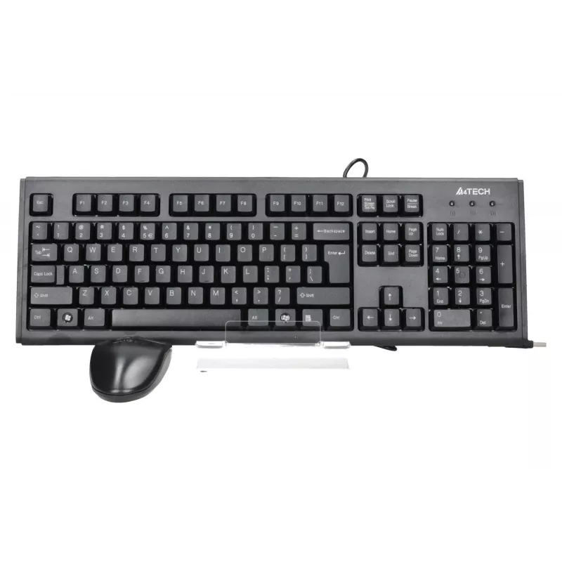 A4Tech KM-72620D - Zestaw klawiatury i myszy - USB - US - Czarny