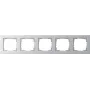 GIRA Ramka 5-krotna kolor aluminium E2 021525 (021525)