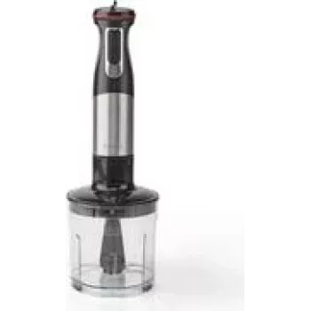 Nedis KAHB400CAL - Blender ręczny - Funkcja pulsacyjna - 1,1 m - 800 W - Aluminium - Czarny (KAHB400CAL)
