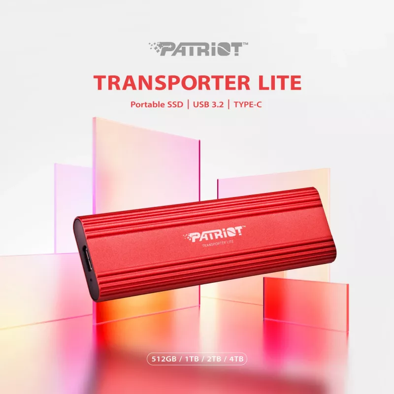 Dysk SSD 4TB Transporter Lite 1000/1000 MB/s Type-C
