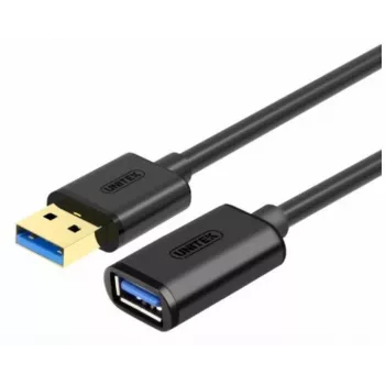 UNITEK Y-C456GBK kabel USB 0,5 m USB 3.2 Gen 1 (3.1 Gen 1) USB A czarny