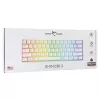 Klawiatura mechaniczna White Shark Shinobi-2 Brown Switch układ US — kompaktowa konstrukcja, przełączniki Brown