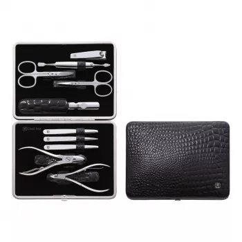 Zestaw do manicure i pedicure ZWILLING 97509-004-0 ze stali nierdzewnej, czarny