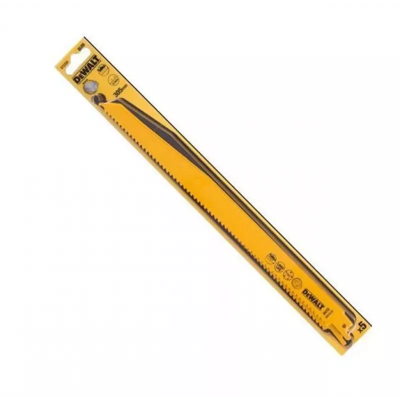 Brzytwa do piły szablastej DeWALT DT2350-QZ 5 szt. Czarny Żółty 30.5 cm