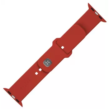 Fixed | Sporty Strap Set dla Apple Watch 42/44/45 mm | 170-235 mm | Czerwony | Silikon