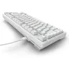 Klawiatura Sharkoon SGK25 75% QWERTZ USB przewodowa RGB LED biała