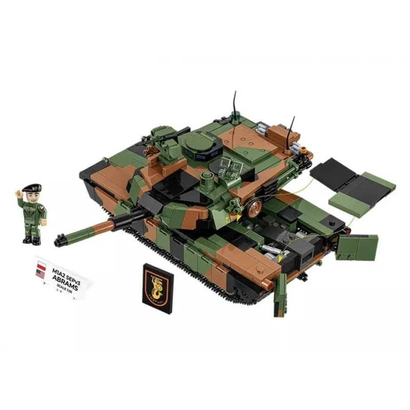 Zestaw konstrukcyjny Cobi M1A2 SEPV3 Abrams model z 1 065 klockami