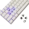 Klawiatura mechaniczna White Shark Shinobi-2 Brown Switch układ US — kompaktowa konstrukcja, przełączniki Brown