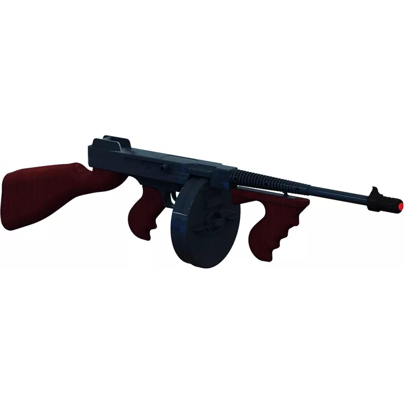 Pulio metal gangster pistol 155132/6 — zabawkowy pistolet sprężynowy, metalowa konstrukcja, pojemność 8 naboi