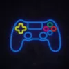 Przewodowy gamepad USB MANTA SNL63MT Neon Lights — kontroler PC z łączem USB